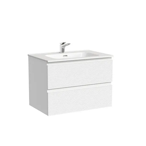 Тумба под раковину Sancos Folk 70 см подвесная bianco (FL70W)