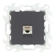 Розетка компьютерная Simon 24 Harmonie встраиваемая графит 2хRJ45 (2410598-038) Розетка компьютерная Simon 24 Harmonie встраиваемая графит 2хRJ45 (2410598-038)