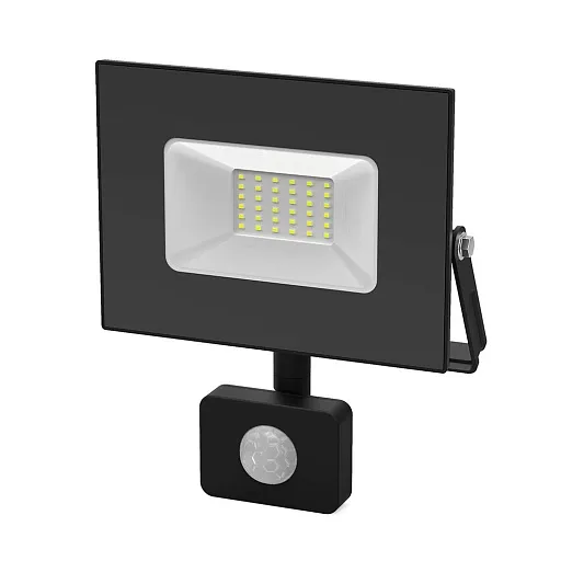 Прожектор светодиодный Gauss Elementary-S ДО-50 6500К 50 Вт IP65 с датчиком движения черный Прожектор светодиодный Gauss Elementary-S ДО-50 6500К 50 Вт IP65 с датчиком движения черный
