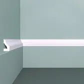 Молдинг из экополимера ударопрочный 30х15х2000 мм под покраску Bello Deco XPS M 22 белый