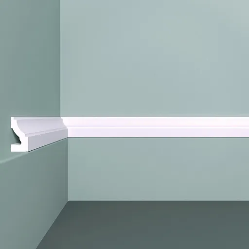 Молдинг из экополимера ударопрочный 30х15х2000 мм под покраску Bello Deco XPS M 22 белый