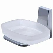 Мыльница для ванной WasserKraft Lopau K-6000 с держателем стекло/металл хром (K-6029) Мыльница для ванной WasserKraft Lopau K-6000 с держателем стекло/металл хром (K-6029)