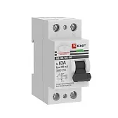 УЗО EKF PROxima ВД-100 63А 1P+N тип AC 300 мА 6 кА компактное (elcb-2-6-63-300-em-pro) УЗО EKF PROxima ВД-100 63А 1P+N тип AC 300 мА 6 кА компактное (elcb-2-6-63-300-em-pro)