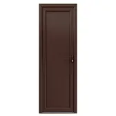 Металлопластиковая дверь VEKA 2050х600 мм алюминиевый порог коричневая правая глухая Металлопластиковая дверь VEKA 2050х600 мм алюминиевый порог коричневая правая глухая