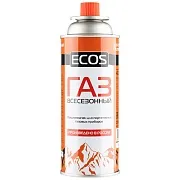 Баллон газовый для портативных плит всесезонный пропан/ бутан/ изобутан Ecos одноразовый 0,4 л Баллон газовый для портативных плит всесезонный пропан/ бутан/ изобутан Ecos одноразовый 0,4 л