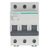 Автоматический выключатель модульный Systeme Electric City9 Set 3P 63А тип C 4,5 кА 400 В (C9F34363) Автоматический выключатель модульный Systeme Electric City9 Set 3P 63А тип C 4,5 кА 400 В (C9F34363)