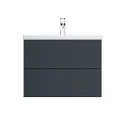 Тумба под раковину AM.PM Gem 85 см подвесная графит матовая (M90FHX07522GM)