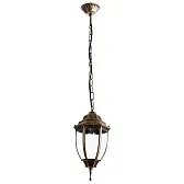 Светильник садово-парковый подвесной Arte Lamp Pegasus черно-золотой 170 мм E27 60 Вт IP44 (A3151SO-1BN) Светильник садово-парковый подвесной Arte Lamp Pegasus черно-золотой 170 мм E27 60 Вт IP44 (A3151SO-1BN)