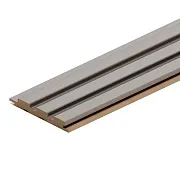 Реечная панель МДФ sandgrau 2700х119х16 мм Stella 0,32 кв.м Реечная панель МДФ sandgrau 2700х119х16 мм Stella 0,32 кв.м