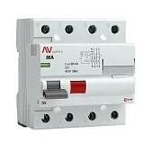 УЗО EKF Averes DV 80А 3P+N тип AC 30 мА 10 кА (rccb-4-80-30-ac-av)