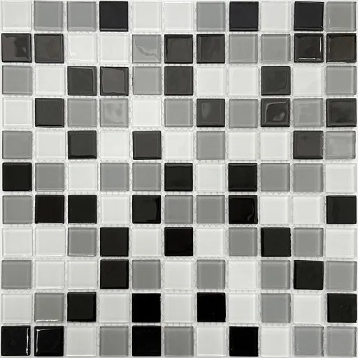Мозаика Mir Mosaic Natural Color palette микс стеклянная 320х320х4 мм глянцевая
