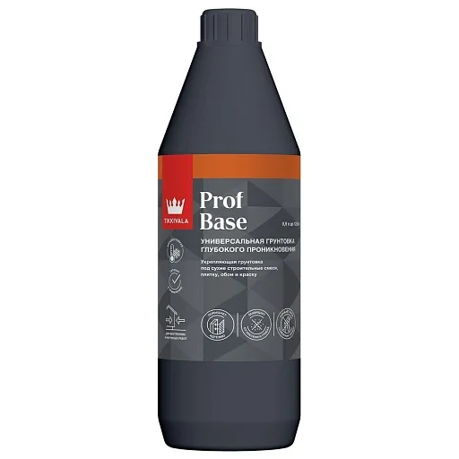 Грунт Tikkivala Prof Base глубокого проникновения 0,9 л Грунт Tikkivala Prof Base глубокого проникновения 0,9 л