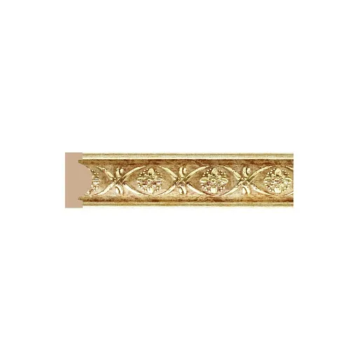Молдинг из экополимера ударопрочный 30х14х2400 мм Decomaster Decor 157-933 золотой