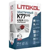 Клей для плитки/ керамогранита/ камня Litokol SuperFlex K77 эластичный серый класс C2 TE S1 25 кг Клей для плитки/ керамогранита/ камня Litokol SuperFlex K77 эластичный серый класс C2 TE S1 25 кг