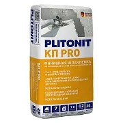 Шпаклевка полимерная Plitonit Кп Pro финишная белая 20 кг