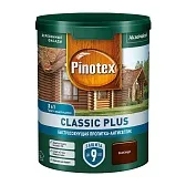 Антисептик Pinotex/Omnitex Classic Plus 3 в 1 декоративный для дерева палисандр 0,9 л
