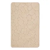 Коврик для ванной бежевый 50х80 см Fora Stone Natural (FOR-PP-STN50-80NAT)