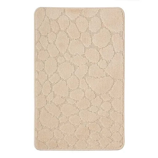 Коврик для ванной бежевый 50х80 см Fora Stone Natural (FOR-PP-STN50-80NAT) Коврик для ванной бежевый 50х80 см Fora Stone Natural (FOR-PP-STN50-80NAT)