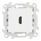 Розетка HDMI Simon 24 Harmonie встраиваемая белая (2411094-030)