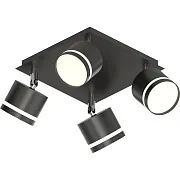 Спот потолочный Schaffner Montar GX53 30 Вт 8 кв.м черный IP20 (4745-4 BK) Спот потолочный Schaffner Montar GX53 30 Вт 8 кв.м черный IP20 (4745-4 BK)