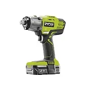Гайковерт ударный аккумуляторный Ryobi One+ R18IW3-120S 18 В 2 Ач Li-Ion 1 АКБ и ЗУ (15706642) Гайковерт ударный аккумуляторный Ryobi One+ R18IW3-120S 18 В 2 Ач Li-Ion 1 АКБ и ЗУ (15706642)
