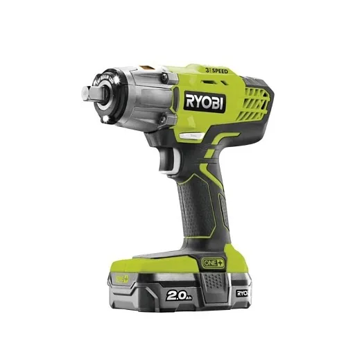 Гайковерт ударный аккумуляторный Ryobi One+ R18IW3-120S 18 В 2 Ач Li-Ion 1 АКБ и ЗУ (15706642) Гайковерт ударный аккумуляторный Ryobi One+ R18IW3-120S 18 В 2 Ач Li-Ion 1 АКБ и ЗУ (15706642)