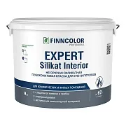 Краска интерьерная Finncolor Expert Silikat Interior негорючая база AS белая 9 л Краска интерьерная Finncolor Expert Silikat Interior негорючая база AS белая 9 л