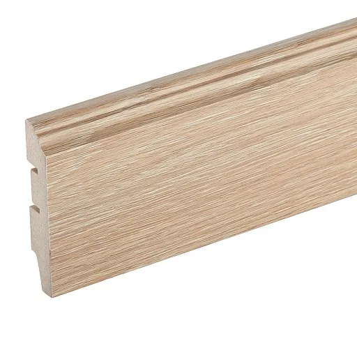 Плинтус МДФ Cosca Décor WP07 ясень тирамису 80х16х2400 мм Плинтус МДФ Cosca Décor WP07 ясень тирамису 80х16х2400 мм