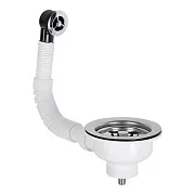 Выпуск для мойки McAlpine 3 1/2 с переливом хром (OFR2-113S) Выпуск для мойки McAlpine 3 1/2 с переливом хром (OFR2-113S)