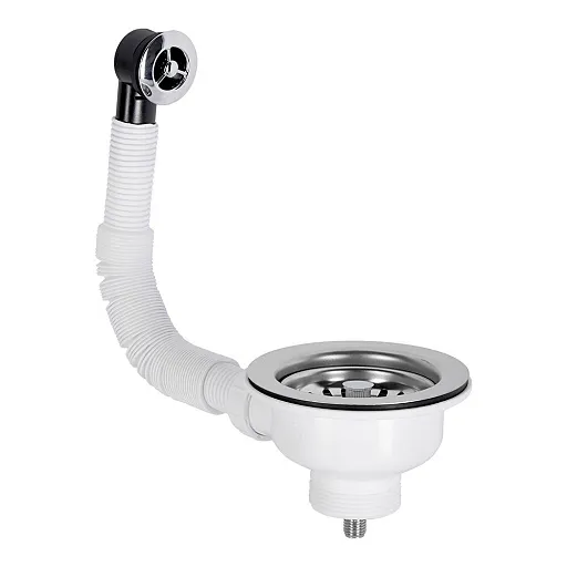 Выпуск для мойки McAlpine 3 1/2 с переливом хром (OFR2-113S) Выпуск для мойки McAlpine 3 1/2 с переливом хром (OFR2-113S)