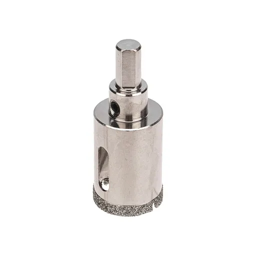 Коронка алмазная Kranz (KR-92-0009) по стеклу/керамике/керамограниту d28 мм
