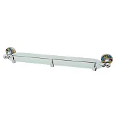 Полка для ванной WasserKraft Diemel K-2200 117х610х60 мм стекло/металл хром (K-2244)