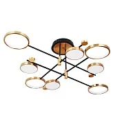 Люстра светодиодная потолочная Arte Lamp Holly 80 Вт 3000-6400К 15 кв.м (A1364PL-8PB) Люстра светодиодная потолочная Arte Lamp Holly 80 Вт 3000-6400К 15 кв.м (A1364PL-8PB)