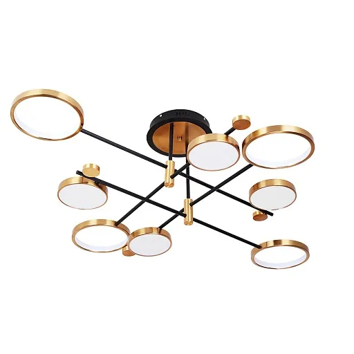 Люстра светодиодная потолочная Arte Lamp Holly 80 Вт 3000-6400К 15 кв.м (A1364PL-8PB) Люстра светодиодная потолочная Arte Lamp Holly 80 Вт 3000-6400К 15 кв.м (A1364PL-8PB)
