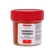 Канифоль сосновая для пайки Rexant марка А 20 г (09-3710) Канифоль сосновая для пайки Rexant марка А 20 г (09-3710)