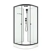 Душевая кабина Domani-Spa Delight Slim 90х90х218 см стекло прозрачное 4 мм с низким поддоном полукруг Душевая кабина Domani-Spa Delight Slim 90х90х218 см стекло прозрачное 4 мм с низким поддоном полукруг