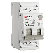 Автомат дифференциальный EKF PROxima АВДТ-63N 40А 1P+N тип A 30 мА 6 кА (D63N26EA40C30)