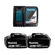 Аккумулятор Makita LXT 191L74-5 18В 5Ач Li-Ion 18В с зарядным устройством в комплекте (2 шт.) Аккумулятор Makita LXT 191L74-5 18В 5Ач Li-Ion 18В с зарядным устройством в комплекте (2 шт.)