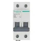 Автоматический выключатель модульный Systeme Electric City9 Set 2P 16А тип C 4,5 кА 230 В (C9F34216) Автоматический выключатель модульный Systeme Electric City9 Set 2P 16А тип C 4,5 кА 230 В (C9F34216)