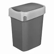 Контейнер для мусора Econova Smart Bin с крышкой 25 л пластик серый Контейнер для мусора Econova Smart Bin с крышкой 25 л пластик серый