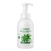 Мыло-пенка Synergetic для рук и тела свежесть алоэ 500 мл Мыло-пенка Synergetic для рук и тела свежесть алоэ 500 мл