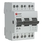 Трехпозиционный переключатель EKF PROxima ТПС-63 3Р 25А 400 В на DIN-рейку (TPS325) Трехпозиционный переключатель EKF PROxima ТПС-63 3Р 25А 400 В на DIN-рейку (TPS325)