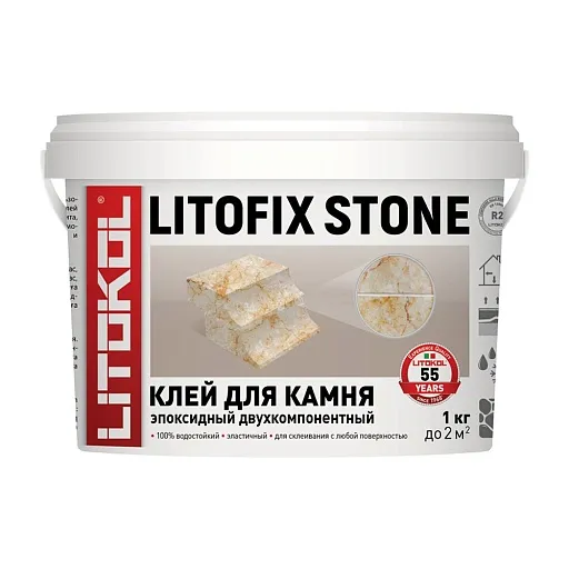 Клей для плитки и камня Litokol Litofix Stone готовый 1 кг Клей для плитки и камня Litokol Litofix Stone готовый 1 кг