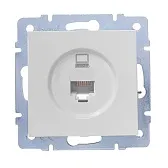 Розетка компьютерная Lezard Vesna встраиваемая белая RJ45 (742-0288-139) Розетка компьютерная Lezard Vesna встраиваемая белая RJ45 (742-0288-139)