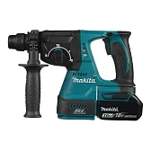 Перфоратор аккумуляторный Makita DHR242RFE 18 В 2 Дж 2х3Ач Li-Ion SDS-plus 2 АКБ и ЗУ Перфоратор аккумуляторный Makita DHR242RFE 18 В 2 Дж 2х3Ач Li-Ion SDS-plus 2 АКБ и ЗУ