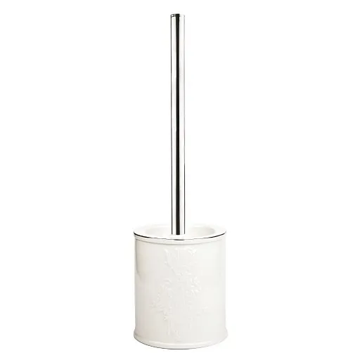 Ершик для унитаза WasserKraft Rossel напольный металл/пластик хром/белый (K-5727) Ершик для унитаза WasserKraft Rossel напольный металл/пластик хром/белый (K-5727)