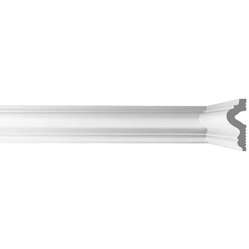 Молдинг из экополимера ударопрочный 45х17х2000 мм под покраску Bello Deco XPS M 10 белый Молдинг из экополимера ударопрочный 45х17х2000 мм под покраску Bello Deco XPS M 10 белый