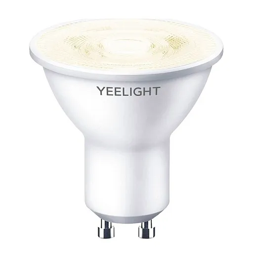 Лампа умная Yeelight Smart Home светодиодная диммируемая GU10 4,8 Вт белый 2700 К IP50 mr16 Лампа умная Yeelight Smart Home светодиодная диммируемая GU10 4,8 Вт белый 2700 К IP50 mr16
