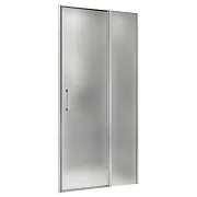 Душевая дверь распашная стекло матовое Abber 120х195 см профиль хром (AG04120MS)