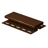 H-профиль соединительный Ю-Пласт Timberblock 3000 мм коричневый